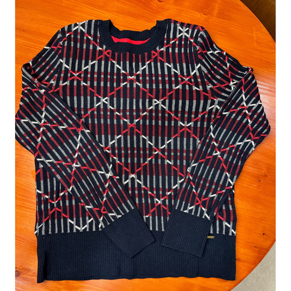 Vintage Nautica  Red, White, and Blue Sweater - Sz L - Picture 1 of 5
